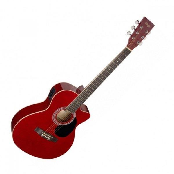 Chitara Electro Acustica Stagg Sa 20 Ace Rosie