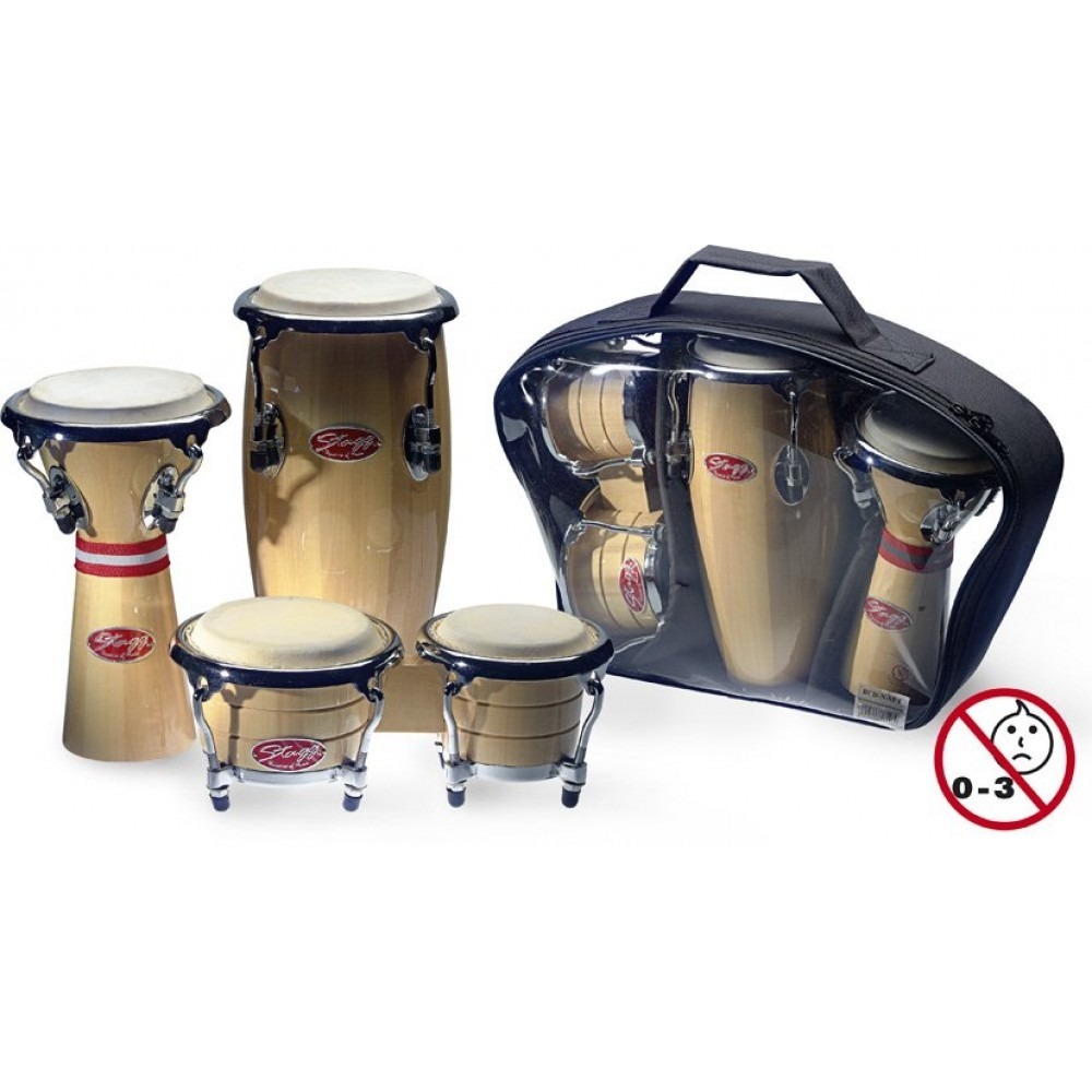 Kit BCDNSET mini conga, bongos și djembe kit